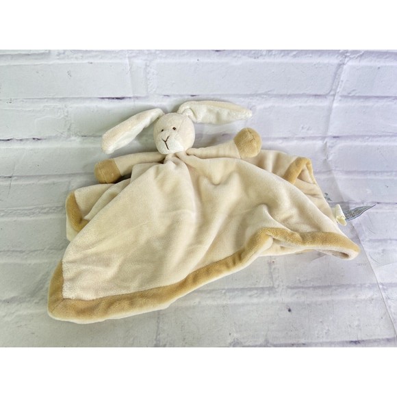 Diinglisar Bunny Rabbit Beige Tan Baby Lovey Plush Comfort Security Blanket Nunu - Picture 1 of 6